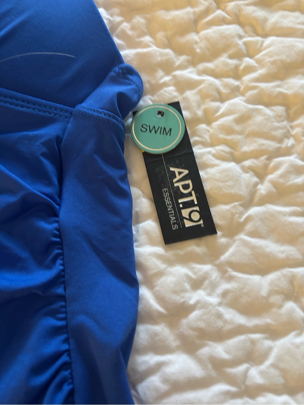 APT. 9 Royal Blue Halter Tankini Top Size M NEW! - Picture 2 of 6